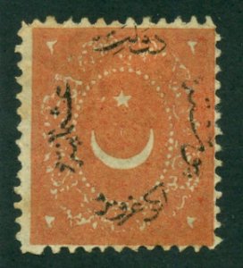 Turkey 1869 #23 MHDG SCV (2018) = $200.00