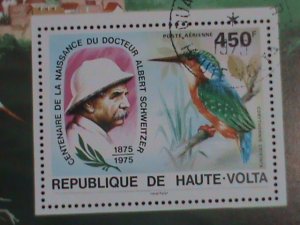 ​BURKINA FASO-1975-SH92- CENT. ALBERT SCHWEITZER- CTO S/S VF LAST ONE