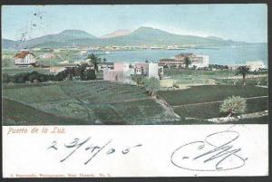 SIERRA LEONE 1905 postcard EVII 1d cancelled PAQUEBOT / PLYMOUTH cds.......56973 