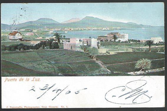 SIERRA LEONE 1905 postcard EVII 1d cancelled PAQUEBOT / PLYMOUTH cds.......56973