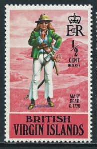 British Virgin Islands, Sc #229, 1/2c MH