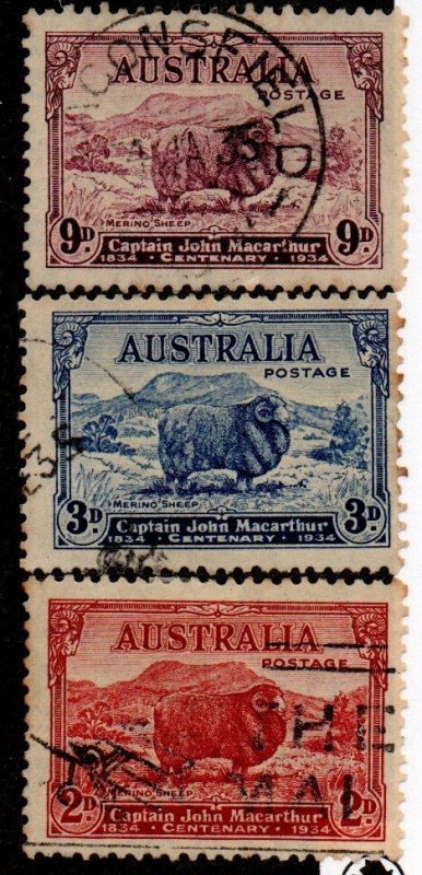 Australia 147-149 Set Used