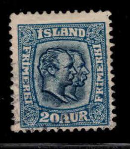 ICELAND Scott 79 used Wmk 113 Perf 13 stamp