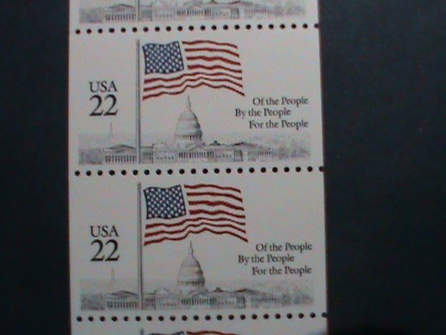 ​UNITED STATES-1985-SC# 2116a FLAG OVER CAPITAL DOME MNH -BOOKLET PANE-5 STAMP