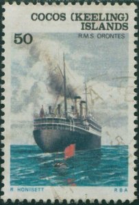 Cocos Islands 1976 SG30 50c RMS Orentes FU