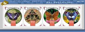 Butterflies Schmetterlinge Insects Insekten Fauna Guinea-Bissau MNH stamp set