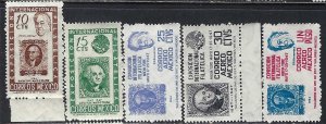 Mexico C167-69 826-27 MNH FDR W203-1