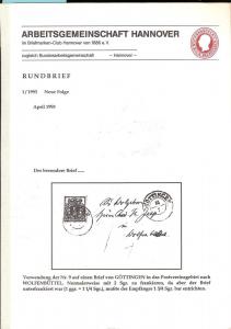 Arbeitsgemeinschaft Hannover im Briefmarken-Club Hannover...