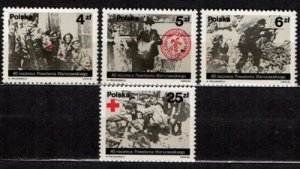 Poland 1984 MNH Stamps Scott 2634-2637 Warsaw Uprising Second World War II