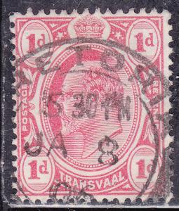 Transvaal 282 USED 1905 King Edward VII