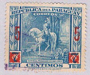 Paraguay 414 Used Surcharge 1945 (BP30618)