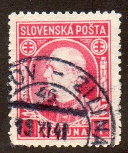 Slovakia  Scott  31  Used