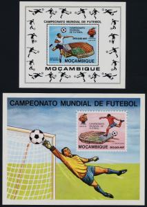 Mozambique 730A,B MNH World Cup Soccer, Football