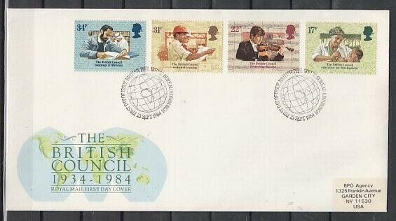 Great Britain, Scott cat. 1067-1070. British Council issue. First Day Cover. ^