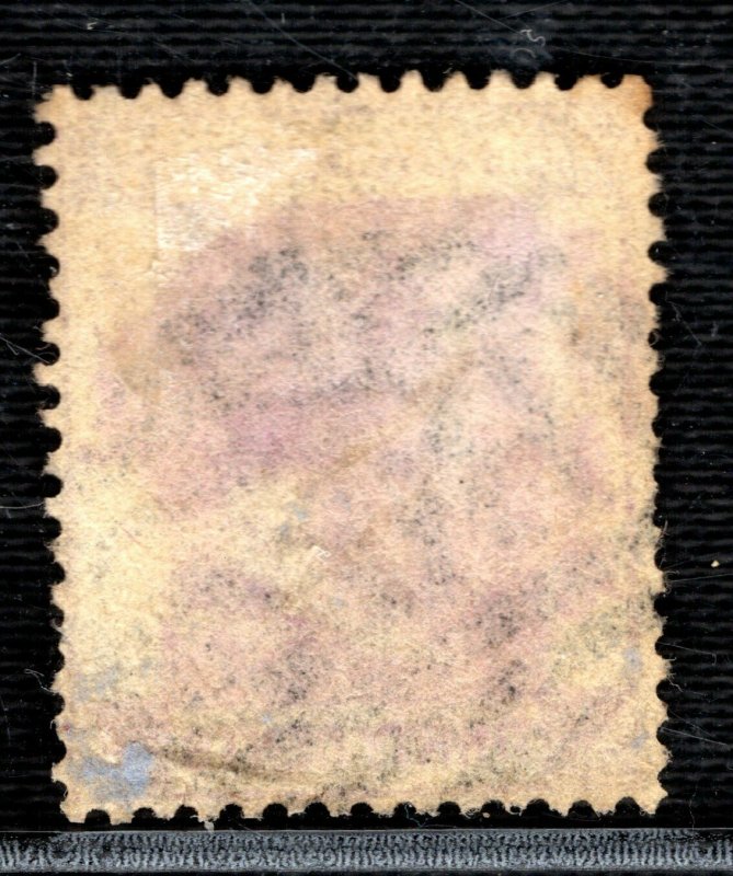 HONG KONG QV Stamp SG.16 30c Used (1871) Superb *B62* Numeral Postmark RBLUE156