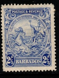 BARBADOS SG233 1925 2½d BLUE MTD MINT