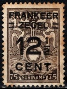 1927 Suriname Unissued Revenue 12 1/2 Cents Marine Insurance Stamps