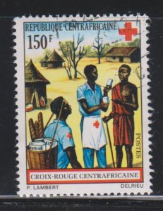 Central African Republic,  150fr Red Cross (SC# 158) USED