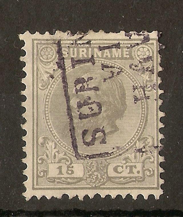 Surinam 1888 15c SG18 Fine Used