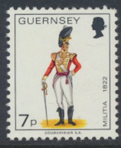 Guernsey SG 107a  SC# 104A Militia  Mint Never Hinged see scan 