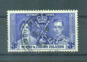 Turks & Caicos Islands sc# 77 used cat value $.45