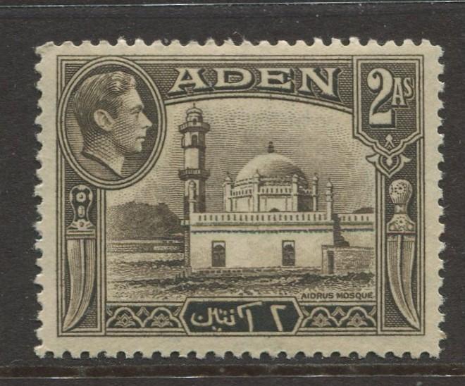 ADEN - Scott 20 - KGVI Definitive Issue - 1938 - MNH - Single 2a Stamps