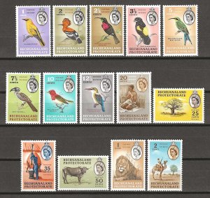 BECHUANALAND 1961 SG 168/181 MNH