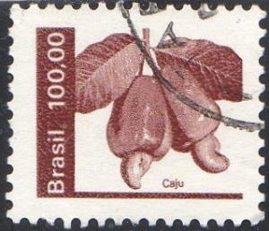 Brazil 1677 - Used - 100cr Cashews (1981) (2)