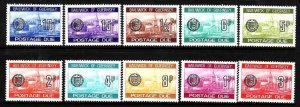 Guernsey-Sc#J18-J26,J28- id5-ten unused NH postage dues-1977-80-