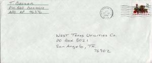 United States Marine Corps 29c Christmas Greetings Toy Train 1992 U.S. Marine...