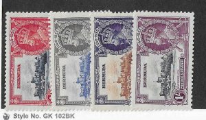 Bermuda Sc #100-103 Silver Jubilee set of 4 NH VF