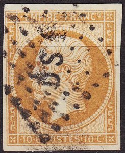 FRANKREICH FRANCE [1853] MiNr 0012 II ( O/used ) [12]
