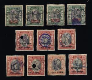 INDIA / JAIPUR RAJASTAN O/P on Revenue & Court Fee (Postage) Stamps 