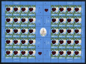 Aland Islands, Finland 412-413 Christmas Complete Sheets of 40 Stamps MNH 2018