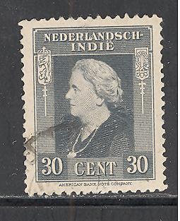 Netherlands Indies 259 used SCV $ 0.20 (RS)