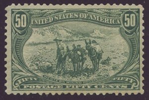 US Scott #291 Mint, VF, Hinged