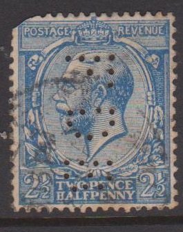 Great Britain Sc#191 Used - Perfin FDB