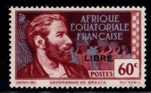 French Equatorial Africa Scott 94 MH* 1940 stamp