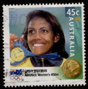 9Australia #1902 Cathy Freeman - Medal Winners Used - CV$1.20