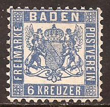 Baden  #  22  Unused
