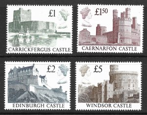 Doyle's_Stamps: MNH Set of 1988 Queen Elizabeth II Castles #1230** to #1233**