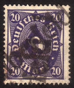 1923, Germany 20Mk, Used, Sc 191