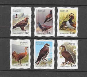 BIRDS - TAJIKISTAN #311-16 MNH