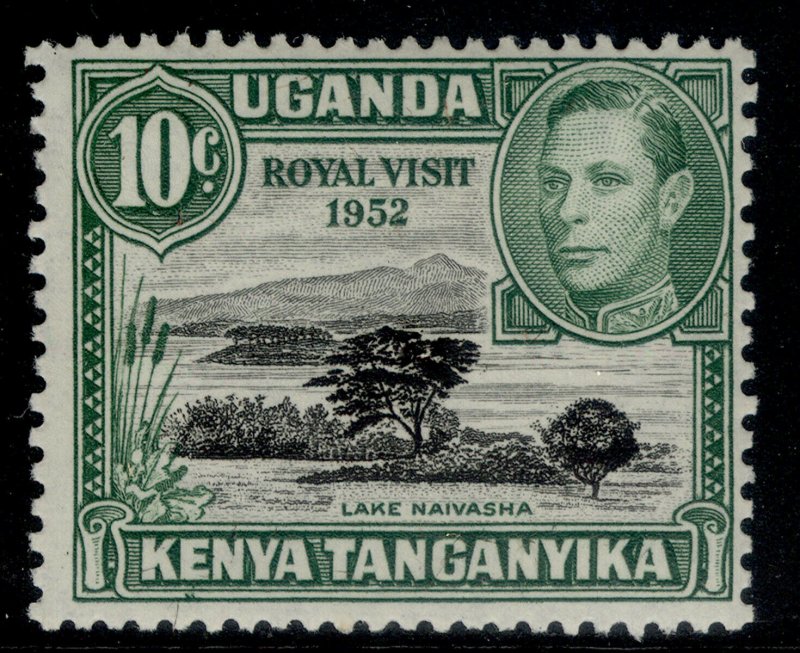 KENYA UGANDA TANGANYIKA GVI SG163, 10c black & green, M MINT.