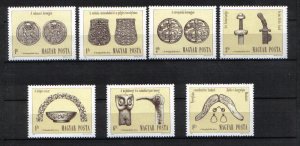 Hungary   #2843-2849  MNH 1984  archaeological finds