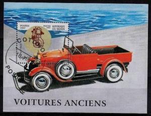 Benin 1997 Vintage Cars Transport Motor Ford CTO Used Stamp SG MS1651  SC#993