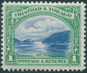 Trinidad & Tobago 1935 1c blue & green SG230 unused