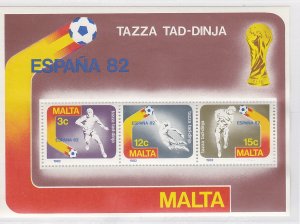 Malta # 618a, World Cup Soccer, Souvenir Sheet, Mint NH, 1/2 Cat.