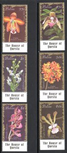 BELIZE 1157-62 MNH SCV $10.00 BIN $6.00 FLOWERS