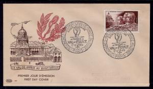 France 916 Typed FDC